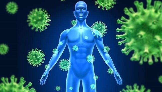 snížená imunita kvůli parazitům